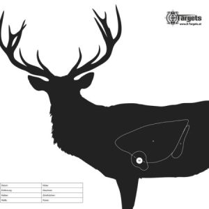 Zielscheibe Hirsch