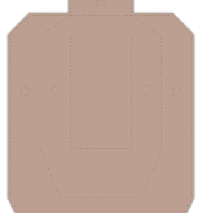 Metric Cardboard Target