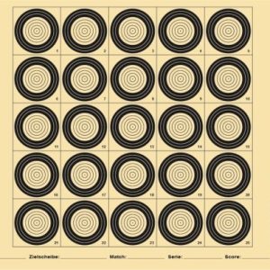 International Rimfire Target - 200 g/m² chamois