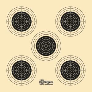 LGX5 Target 14x14 cm - 200 g/m² chamois