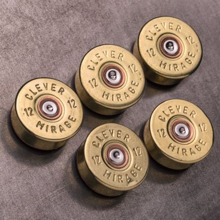 LUCKY SHOT 12 Gauge Bullet Magnets - (5pcs) - Image 3