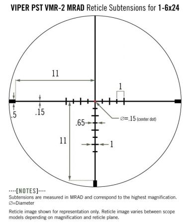 Vortex Viper PST Gen II 1-6x24 VMR-2 MRAD - Kopie - Image 2