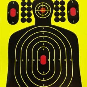 Silhouette Splatter Target