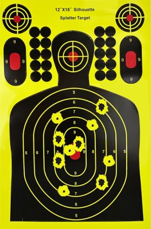 Silhouette Splatter Target - Image 2