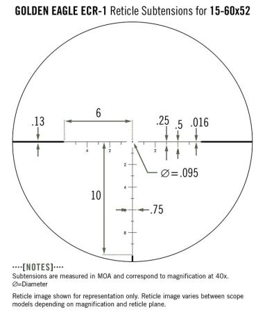 Vortex Golden Eagle HD 15-60x52 ECR-1 MOA - Image 2