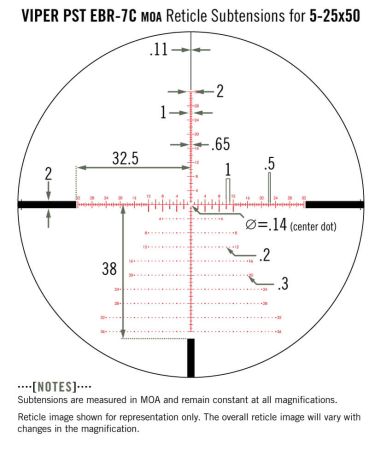 Vortex Viper PST Gen II 5-25x50 MOA FFP - Image 3